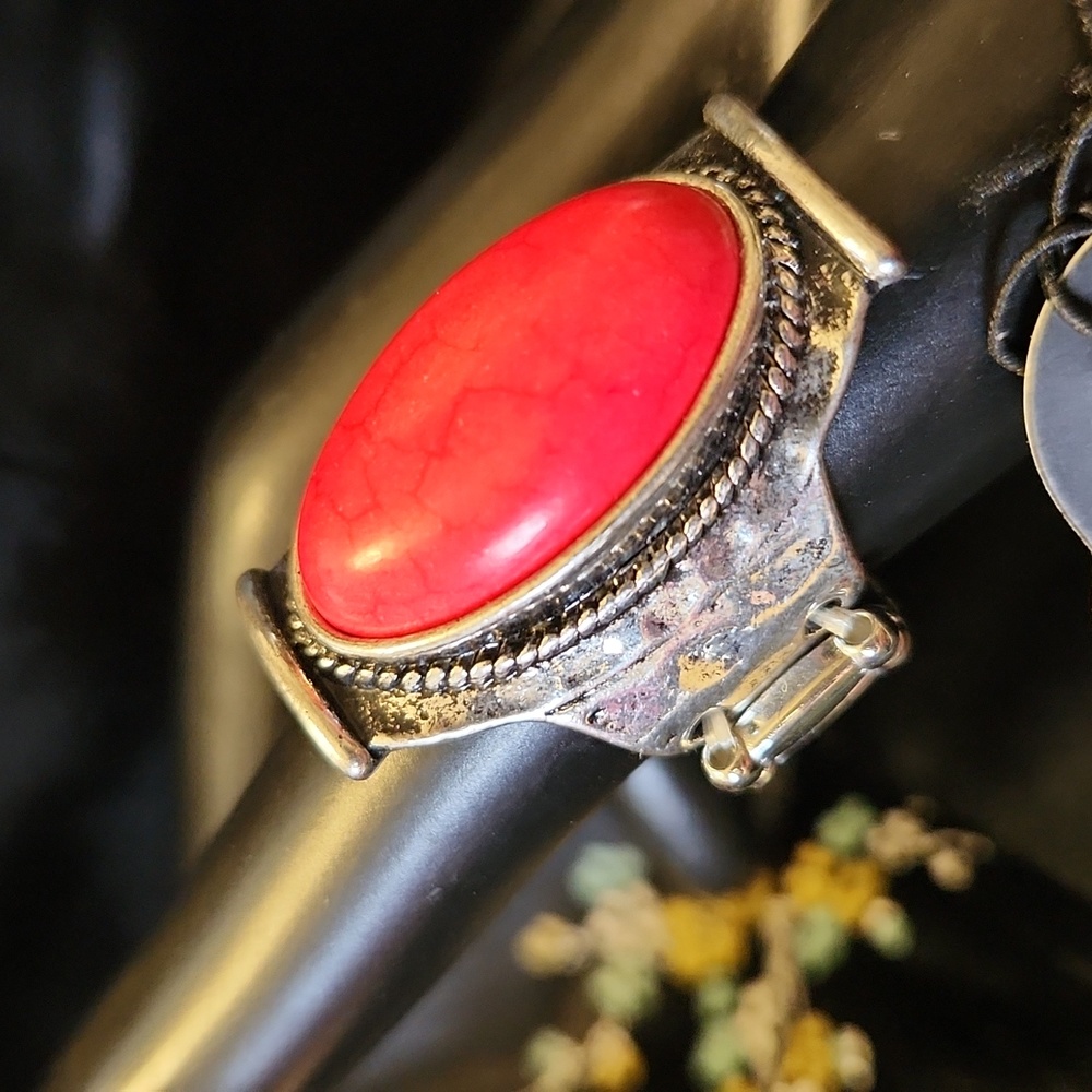 Paparazzi Modern Red Ring - 17